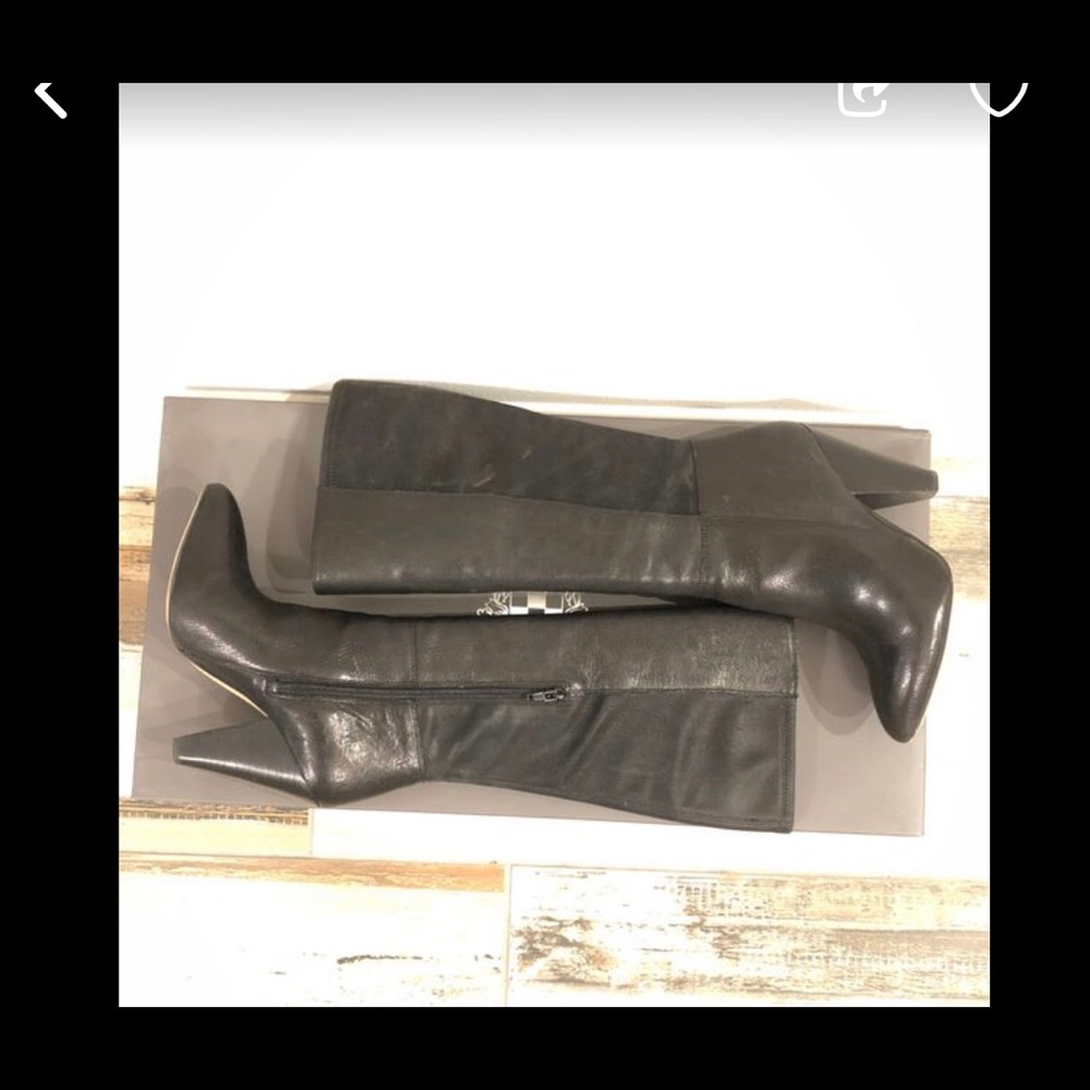 Vince Camino black leather boots